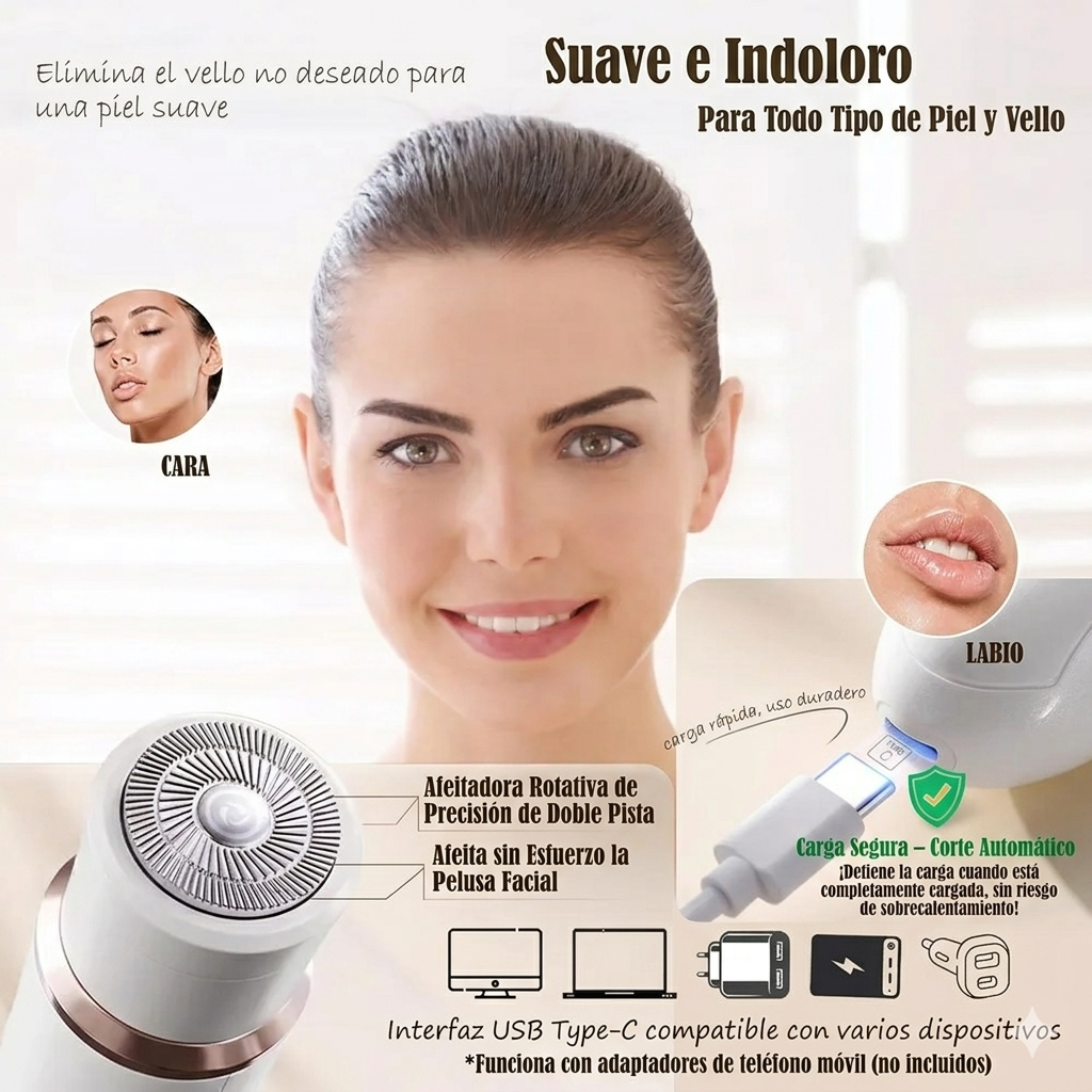 Máquina Afeitar Electrica 4 en 1
