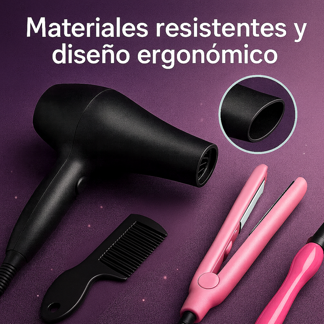 Kit Secado Alisado Cabello Y Manicura