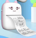 IMPRESORA PORTATIL DE GATITO + 10 ROLLOS