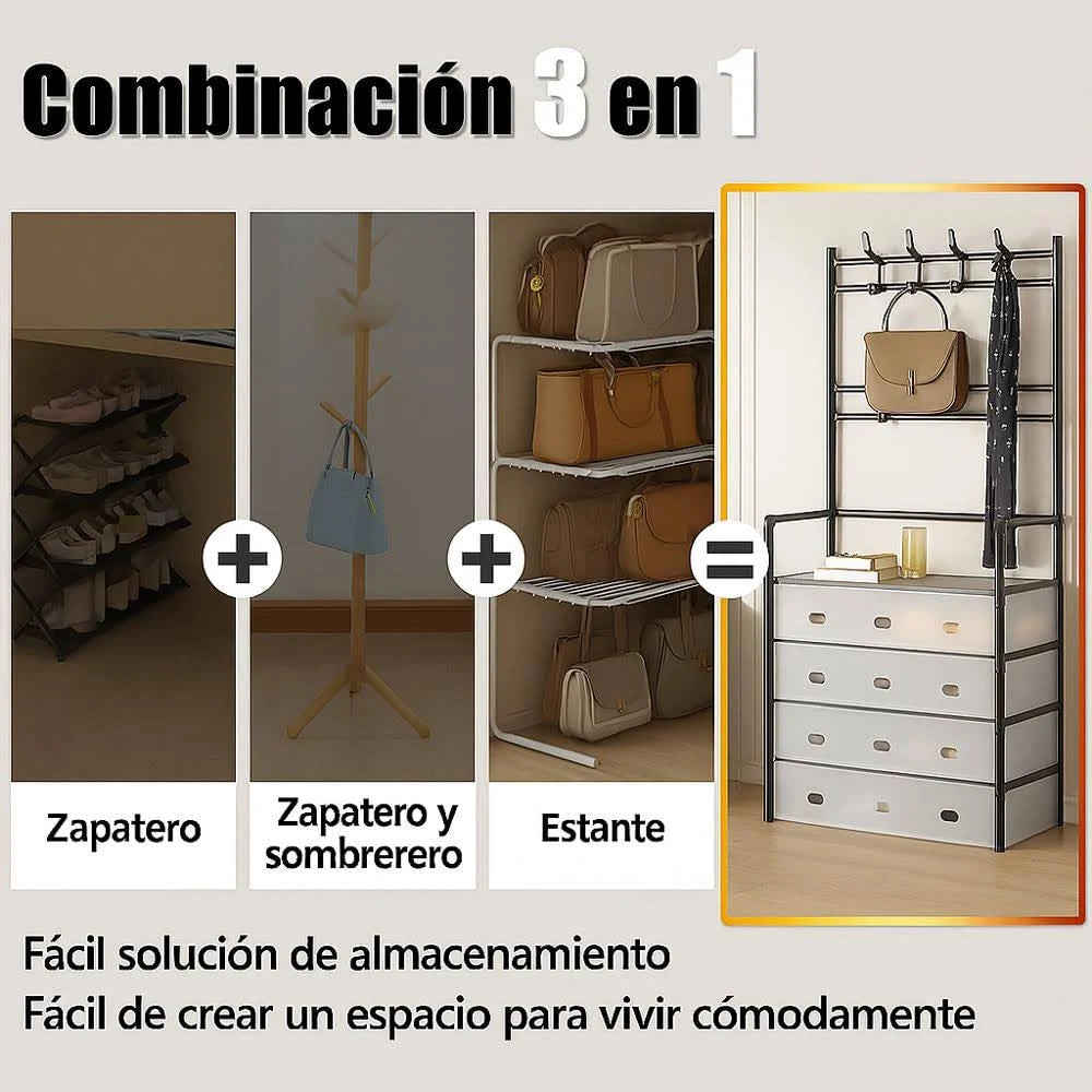 Organizador Zapatos Con Perchero