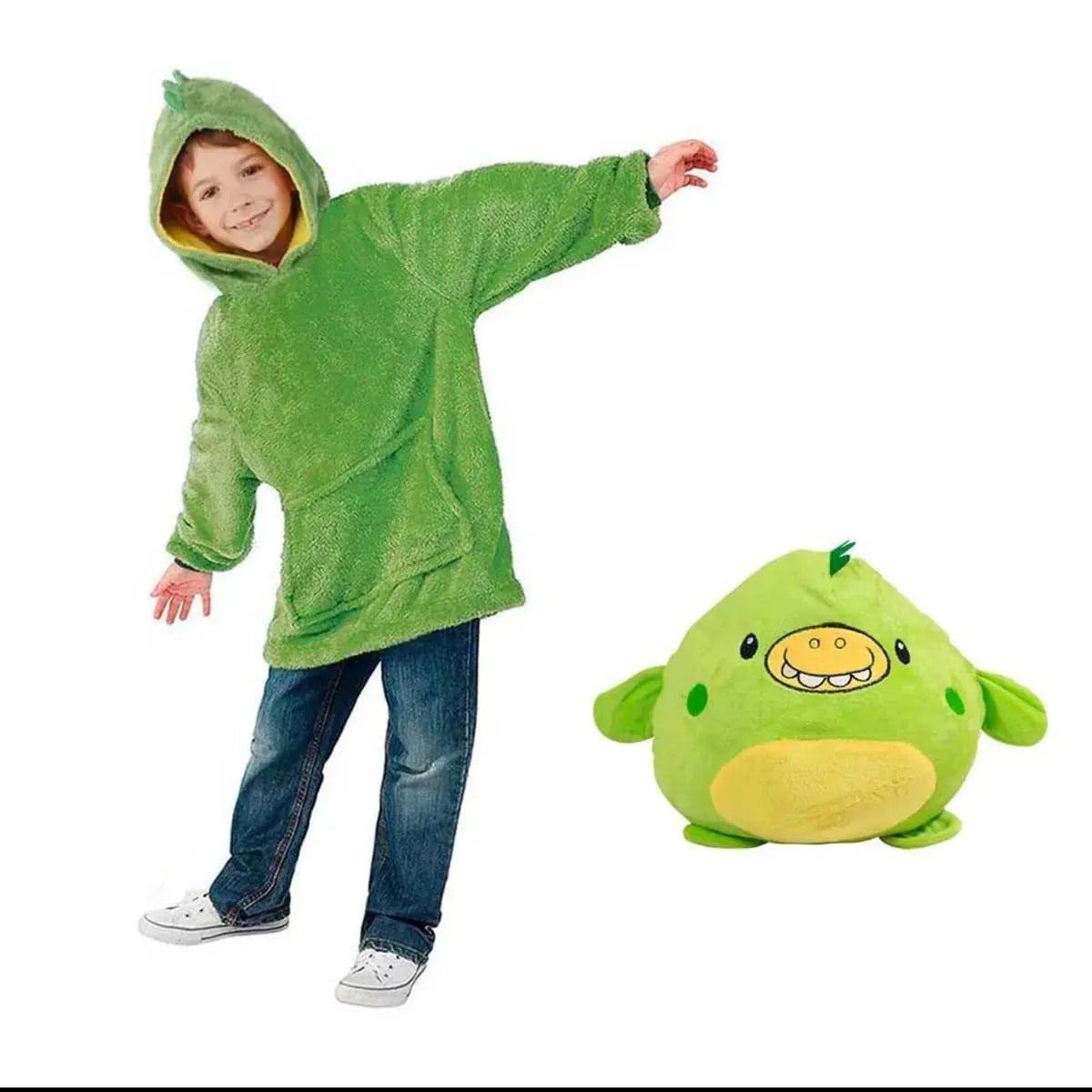 POLERON PELUCHE NIÑO 2 EN 1