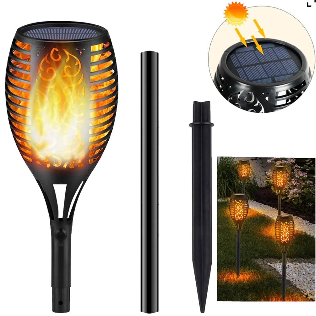 Antorcha Llama Recargable Baile Solar