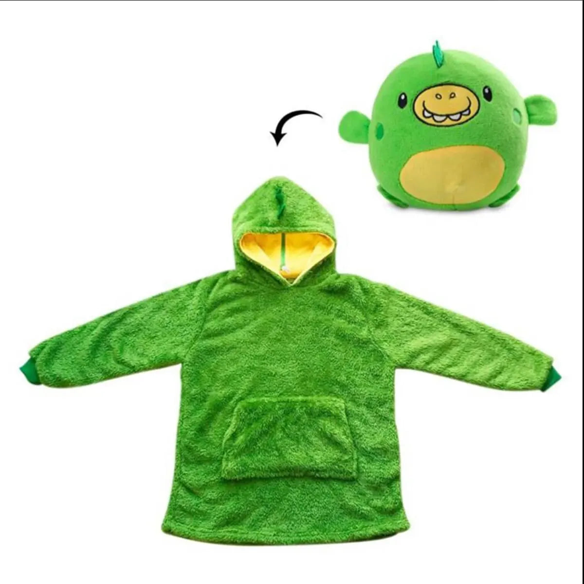 POLERON PELUCHE NIÑO 2 EN 1