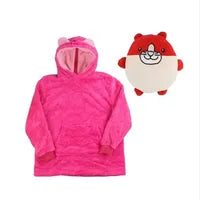 POLERON PELUCHE NIÑO 2 EN 1